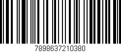 Código de barras (EAN, GTIN, SKU, ISBN): '7898637210380'