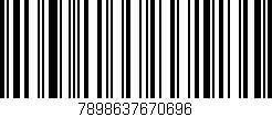 Código de barras (EAN, GTIN, SKU, ISBN): '7898637670696'