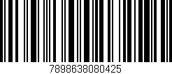 Código de barras (EAN, GTIN, SKU, ISBN): '7898638080425'