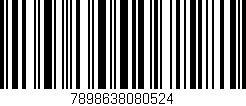 Código de barras (EAN, GTIN, SKU, ISBN): '7898638080524'