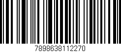 Código de barras (EAN, GTIN, SKU, ISBN): '7898638112270'