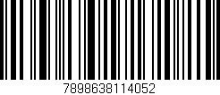 Código de barras (EAN, GTIN, SKU, ISBN): '7898638114052'