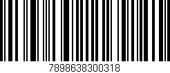 Código de barras (EAN, GTIN, SKU, ISBN): '7898638300318'