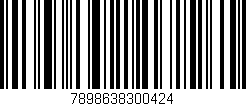 Código de barras (EAN, GTIN, SKU, ISBN): '7898638300424'