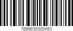 Código de barras (EAN, GTIN, SKU, ISBN): '7898638300493'