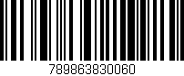 Código de barras (EAN, GTIN, SKU, ISBN): '789863830060'