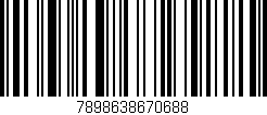 Código de barras (EAN, GTIN, SKU, ISBN): '7898638670688'