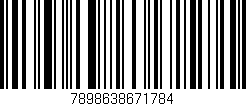 Código de barras (EAN, GTIN, SKU, ISBN): '7898638671784'