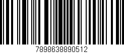Código de barras (EAN, GTIN, SKU, ISBN): '7898638890512'