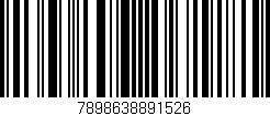 Código de barras (EAN, GTIN, SKU, ISBN): '7898638891526'