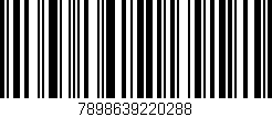 Código de barras (EAN, GTIN, SKU, ISBN): '7898639220288'