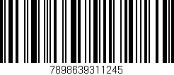 Código de barras (EAN, GTIN, SKU, ISBN): '7898639311245'