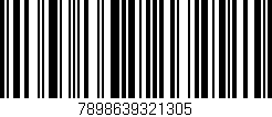 Código de barras (EAN, GTIN, SKU, ISBN): '7898639321305'