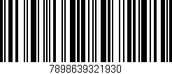 Código de barras (EAN, GTIN, SKU, ISBN): '7898639321930'