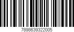 Código de barras (EAN, GTIN, SKU, ISBN): '7898639322005'