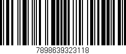 Código de barras (EAN, GTIN, SKU, ISBN): '7898639323118'