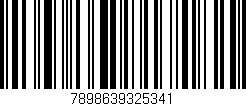 Código de barras (EAN, GTIN, SKU, ISBN): '7898639325341'
