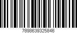 Código de barras (EAN, GTIN, SKU, ISBN): '7898639325846'