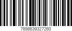 Código de barras (EAN, GTIN, SKU, ISBN): '7898639327260'