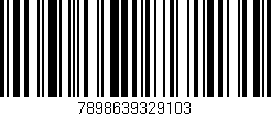 Código de barras (EAN, GTIN, SKU, ISBN): '7898639329103'
