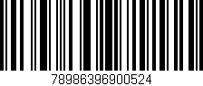 Código de barras (EAN, GTIN, SKU, ISBN): '78986396900524'