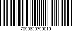 Código de barras (EAN, GTIN, SKU, ISBN): '7898639790019'