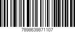 Código de barras (EAN, GTIN, SKU, ISBN): '7898639871107'