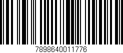 Código de barras (EAN, GTIN, SKU, ISBN): '7898640011776'