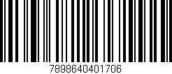 Código de barras (EAN, GTIN, SKU, ISBN): '7898640401706'