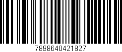 Código de barras (EAN, GTIN, SKU, ISBN): '7898640421827'