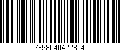 Código de barras (EAN, GTIN, SKU, ISBN): '7898640422824'