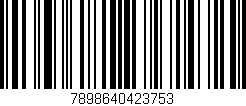 Código de barras (EAN, GTIN, SKU, ISBN): '7898640423753'