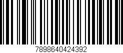 Código de barras (EAN, GTIN, SKU, ISBN): '7898640424392'
