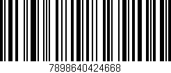 Código de barras (EAN, GTIN, SKU, ISBN): '7898640424668'