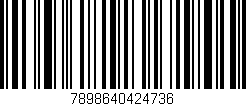 Código de barras (EAN, GTIN, SKU, ISBN): '7898640424736'