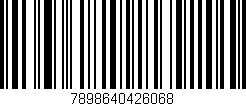 Código de barras (EAN, GTIN, SKU, ISBN): '7898640426068'