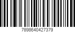 Código de barras (EAN, GTIN, SKU, ISBN): '7898640427379'