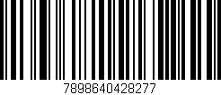 Código de barras (EAN, GTIN, SKU, ISBN): '7898640428277'