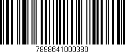 Código de barras (EAN, GTIN, SKU, ISBN): '7898641000380'