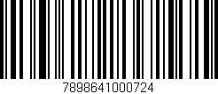 Código de barras (EAN, GTIN, SKU, ISBN): '7898641000724'