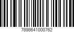 Código de barras (EAN, GTIN, SKU, ISBN): '7898641000762'