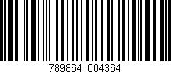 Código de barras (EAN, GTIN, SKU, ISBN): '7898641004364'