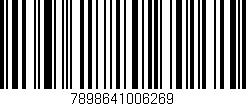Código de barras (EAN, GTIN, SKU, ISBN): '7898641006269'