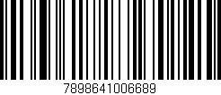 Código de barras (EAN, GTIN, SKU, ISBN): '7898641006689'