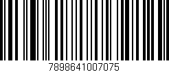 Código de barras (EAN, GTIN, SKU, ISBN): '7898641007075'
