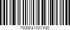 Código de barras (EAN, GTIN, SKU, ISBN): '7898641007495'
