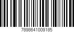 Código de barras (EAN, GTIN, SKU, ISBN): '7898641009185'