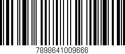 Código de barras (EAN, GTIN, SKU, ISBN): '7898641009666'