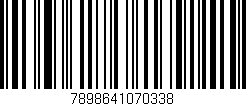 Código de barras (EAN, GTIN, SKU, ISBN): '7898641070338'