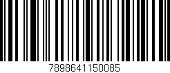 Código de barras (EAN, GTIN, SKU, ISBN): '7898641150085'